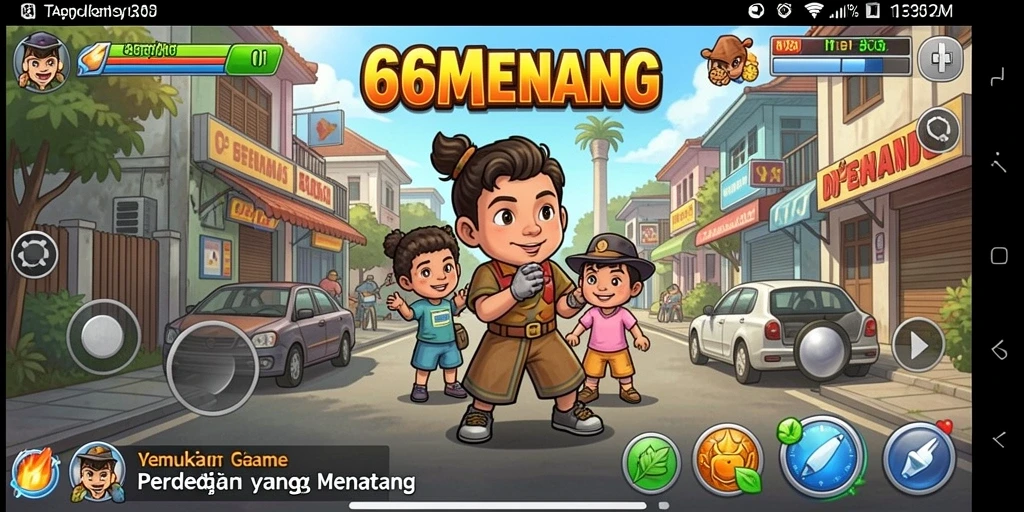 Tangkapan layar menunjukkan gameplay seru dari 66MENANG.