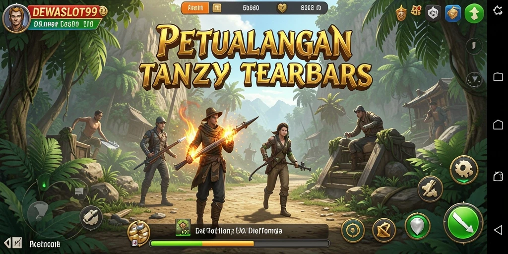 Screenshot gameplay DEWASLOT99 memperlihatkan petualangan seru di dunia terbuka.