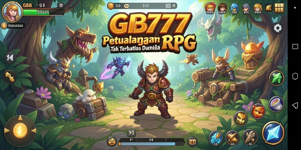 Tampilan gameplay <strong>GB777</strong> yang penuh aksi dan strategi di dunia RPG.