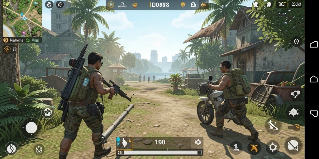 Tampilan gameplay ID678 yang menampilkan aktivitas simulasi yang beragam.