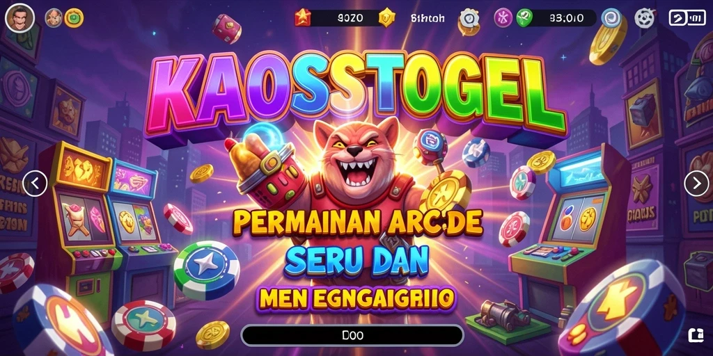 Screenshot KAOSTOGEL yang menampilkan gameplay Arcade yang mengasyikkan.