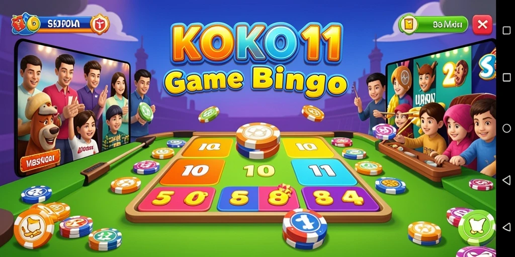 Tampilan gameplay menarik dari KOKO11 yang menampilkan suasana Bingo.
