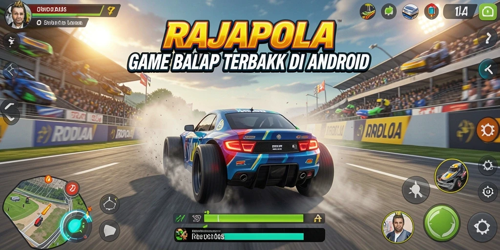 Gameplay balap yang mendebarkan dan grafis menawan.