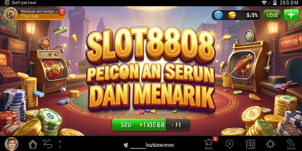 Screenshot gameplay SLOT8808 yang seru dan penuh tantangan.